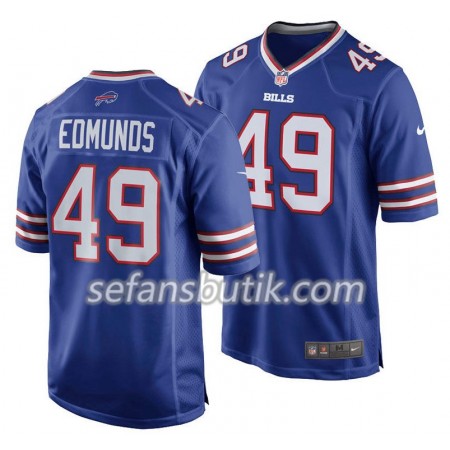 Buffalo Bills Tröjor Tremaine Edmunds 49 Nike Blå - Herr Buffalo Bills Tröjor Tremaine Edmunds 49 Nike Blå - Herr